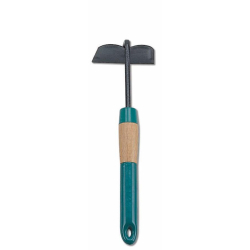 AZADON DE METAL CON MANGO MADERA