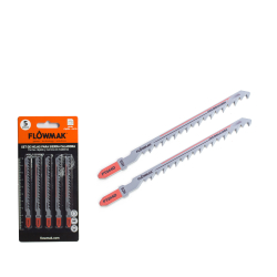 SET HOJAS DE CALAR PARA CORTE CURVO MADERA 5PZ FLOWMAK