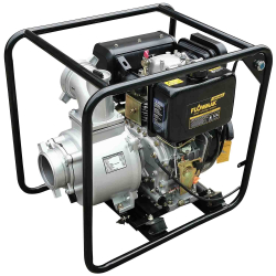 MOTOBOMBA DE AGUA DIESEL 4" 7.7HP LDP100CE FLOWMAK