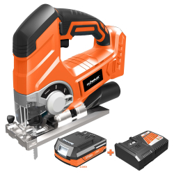 SIERRA CALADORA INALAMBRICA 18V CON BATERIA 2.0Ah+CARGADOR FLOWMAK