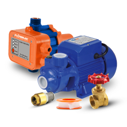 KIT ESCENCIAL FLOWMAK BOMBA PERIFERICA 0,5HP CON CONTROLADOR