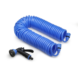 MANGUERA RETRACTIL+PIST 15MT + PISTOLA 6 POSIC.