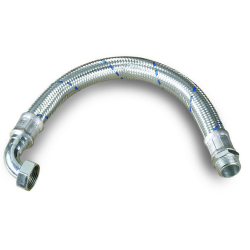 TUBO FLEXIBLE PEDROLLO 50CM C/CODO 1'