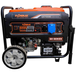 GENERADOR ELECTRICO GASOLINA 6000W 220V P.ELECTRICA GH7000E FLOWMAK