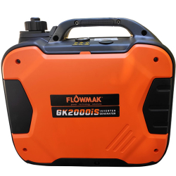 GENERADOR ELECTRICO GASOLINA INVERTER 1800W 220V GK2000iS FLOWMAK