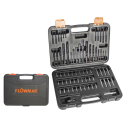 SET BROCAS Y PUNTAS 70 PZAS FLOWMAK
