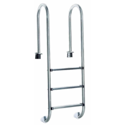 ESCALERA PISCINA FLOWMAK 3 ESCALONES INOX