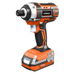 ATORNILLADOR IMPACTO INALAMBRICO 1/4 CON BATERIA 18V 2Ah+CARGADOR FLOWMAK