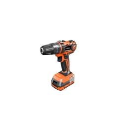 TALADRO PERCUTOR INALAMBRICO 10MM 18V CON  BATERIA 2Ah+CARGADOR+SET ACC FLOWMAK