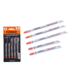 SET HOJAS DE CALAR PARA CORTE MADERA METAL MADERA 5PZ FLOWMAK